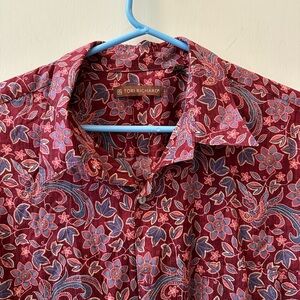 Men’s Tori Richard aloha Hawaiian floral shirt xl extra large